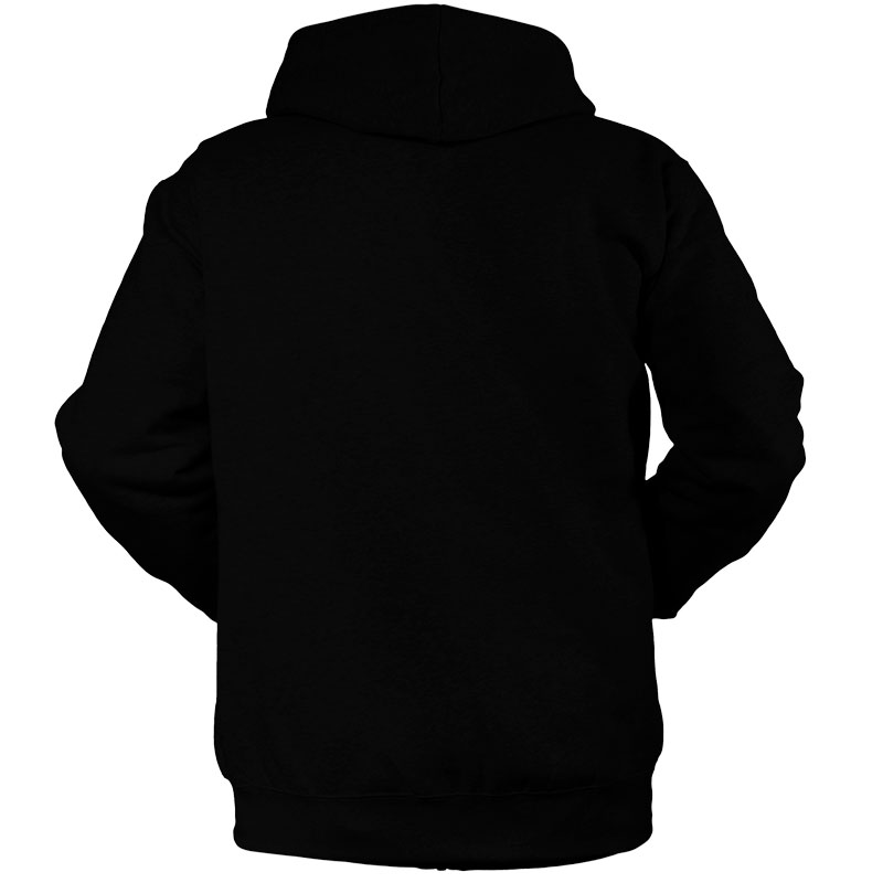 Sudadera Capucha Crem. Contrastada Hombre Trasero